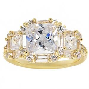 NEW STARLETTE women's brooklyn engagement ring in gold